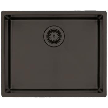 Kubus 500 Soft køkkenvask, PVD Dark Bronze